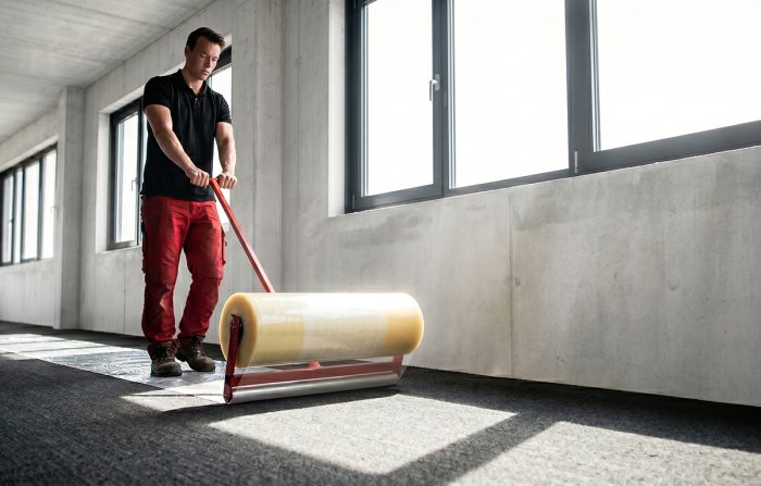 Hogyan terítsünk le pillanatok alatt több száz négyzetméter felület?
